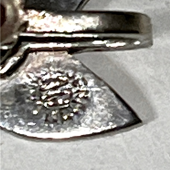 TAXCO Mexico RM Sterling Silver Abalone Inlay Butterfly Screw Back Earrings 925 - Picture 14 of 14